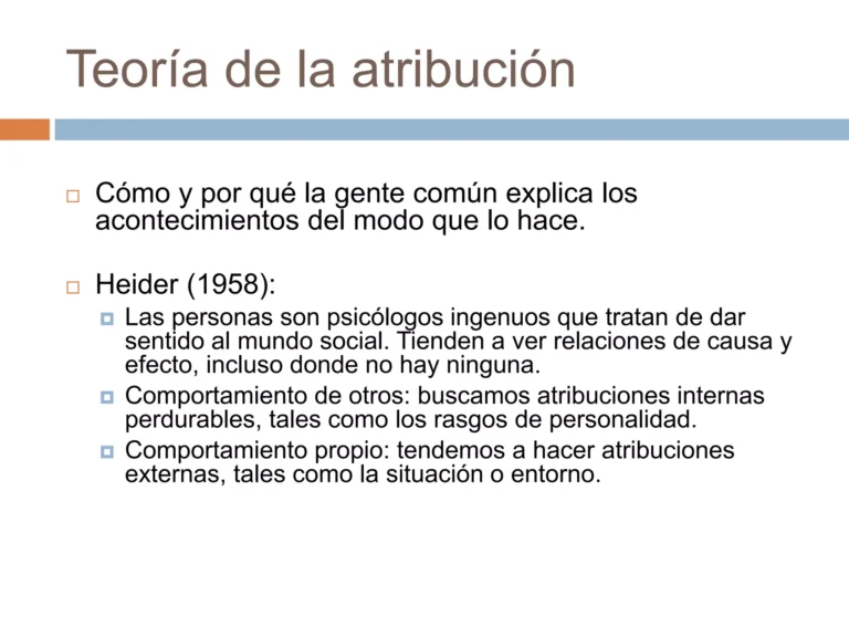 Cómo afecta la teoría de las atribuciones a tus relaciones