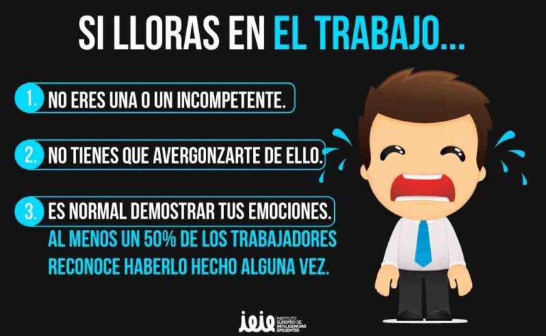 Cómo dejar de llorar en el trabajo y mantener la calma