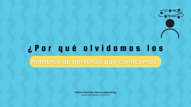 Cómo olvidar a las personas: 4 razones por las que no recordamos los nombres