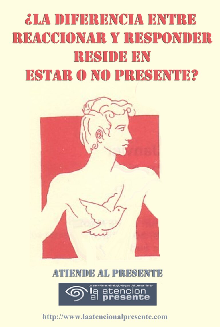 ¿Cuáles son las diferencias entre reaccionar y responder?