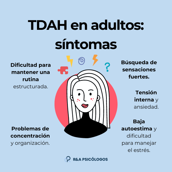 Cuáles son los síntomas y manejo del TDAH en adultos