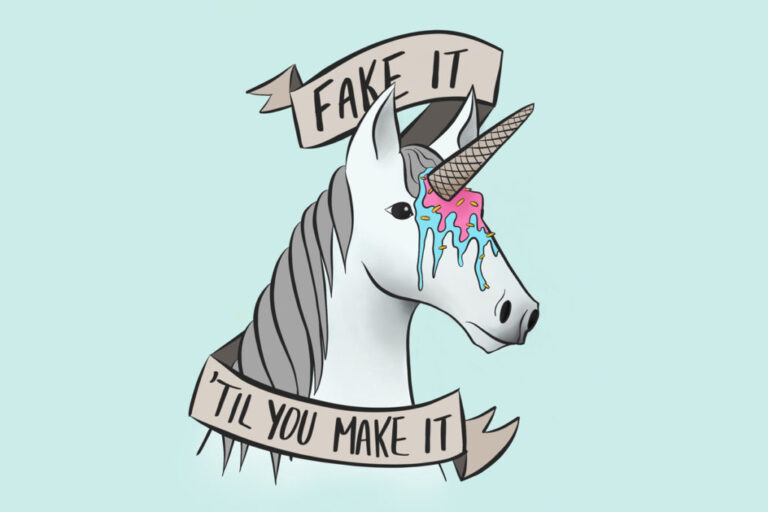Cuándo es aceptable usar Fake It Until You Make It