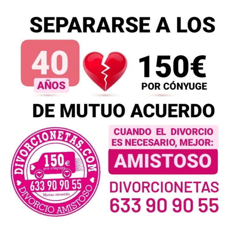 Divorcio sin hijos: preocupaciones al separarse a los 40