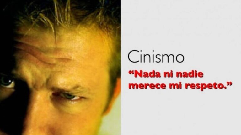 El cinismo es un enfoque tóxico y fatal para la vida.