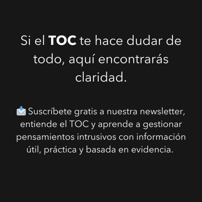 Entiendes la meta-obsesión sobre el TOC en la salud mental