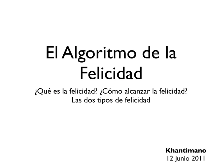 Entiendes por qué nunca alcanzarás la felicidad plena