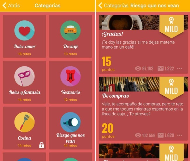 Juegos íntimos para aumentar la excitación sexual.