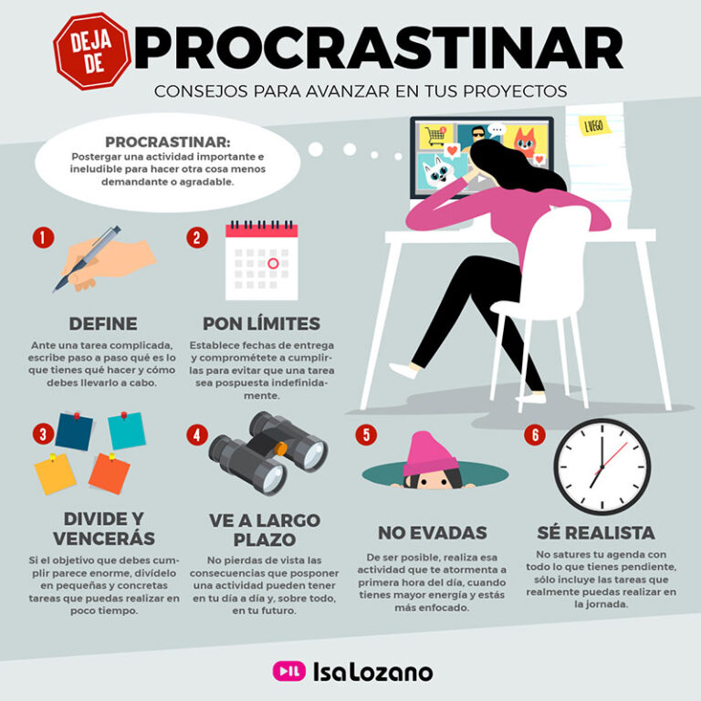 Molesto en un gran proyecto Consejos para despegarse y avanzar