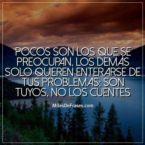 ¿Por qué los problemas de otros no son tus problemas?