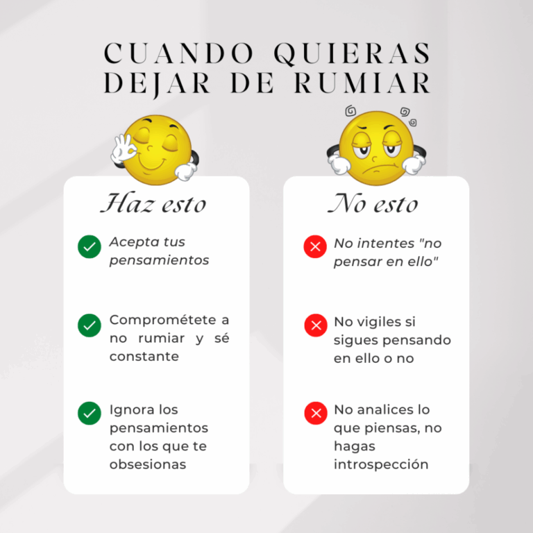 Por qué nos quedamos atrapados en pensamientos rumiantes