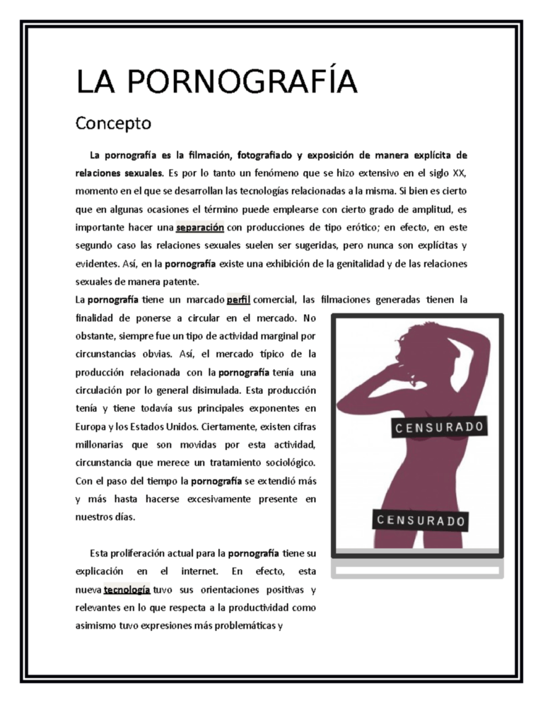 Pornografía: Por qué hay y qué es realmente este fenómeno