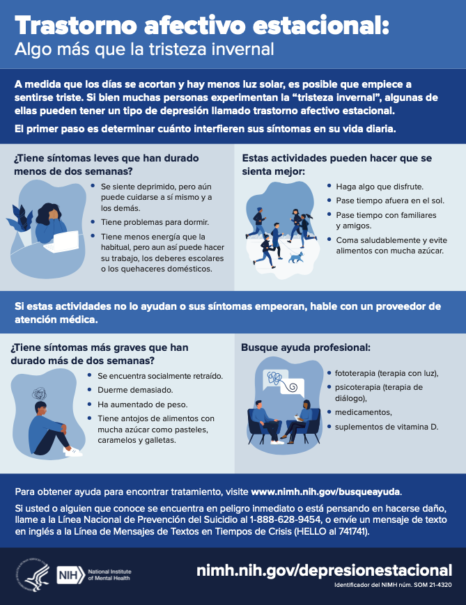 Qué causa y cómo se trata el trastorno afectivo estacional