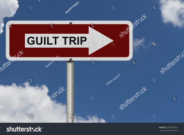 Qué significa Guilt Trips en la psicología del manipulador