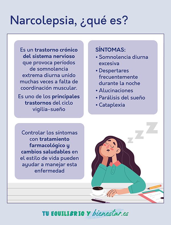 Qué son los síntomas y tratamientos de la narcolepsia
