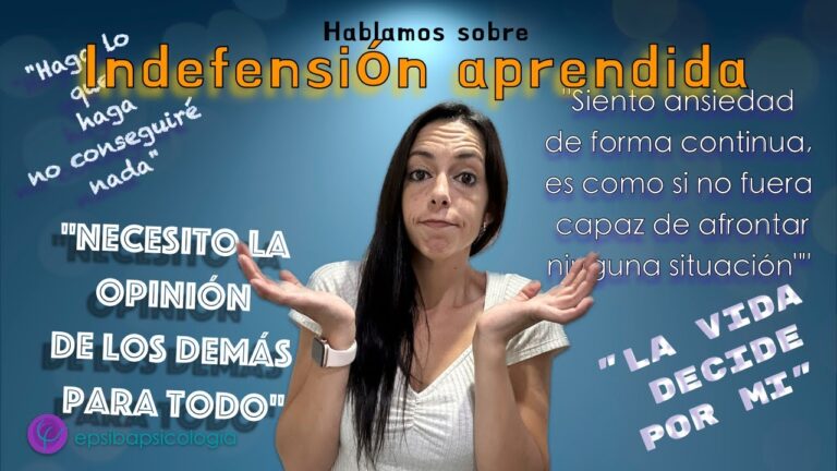 Sabes qué es la impotencia aprendida y su significado