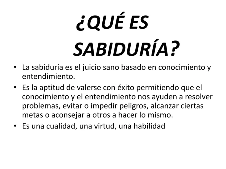 Sabiduría: Qué es y cuál es su verdadero significado