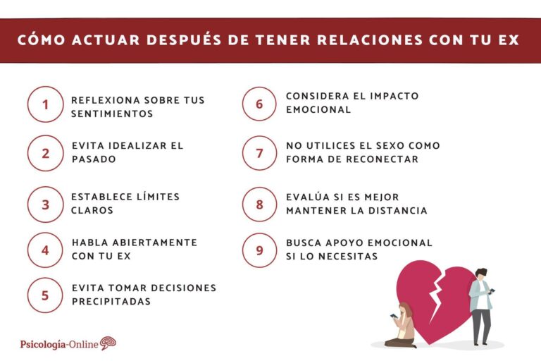 Sexo con un ex: Cómo actuar después de acostarte con él