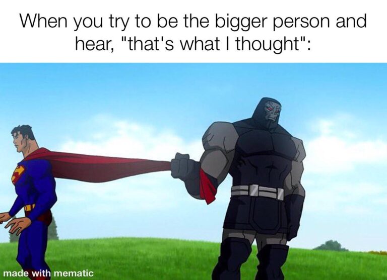 The Bigger Person: Es Hora de Dejar el Ego a un Lado