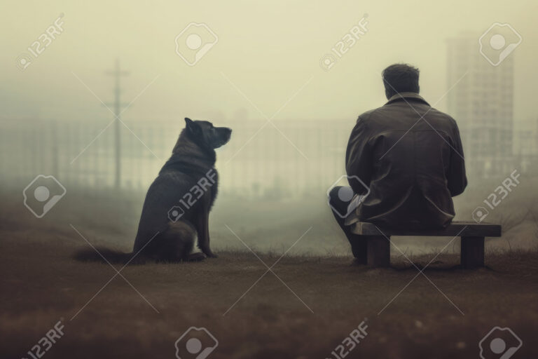 Un hombre y su perro: Un Vínculo Inquebrantable de Amistad